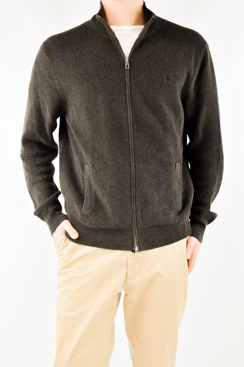 Dark Grey Zip Sweater