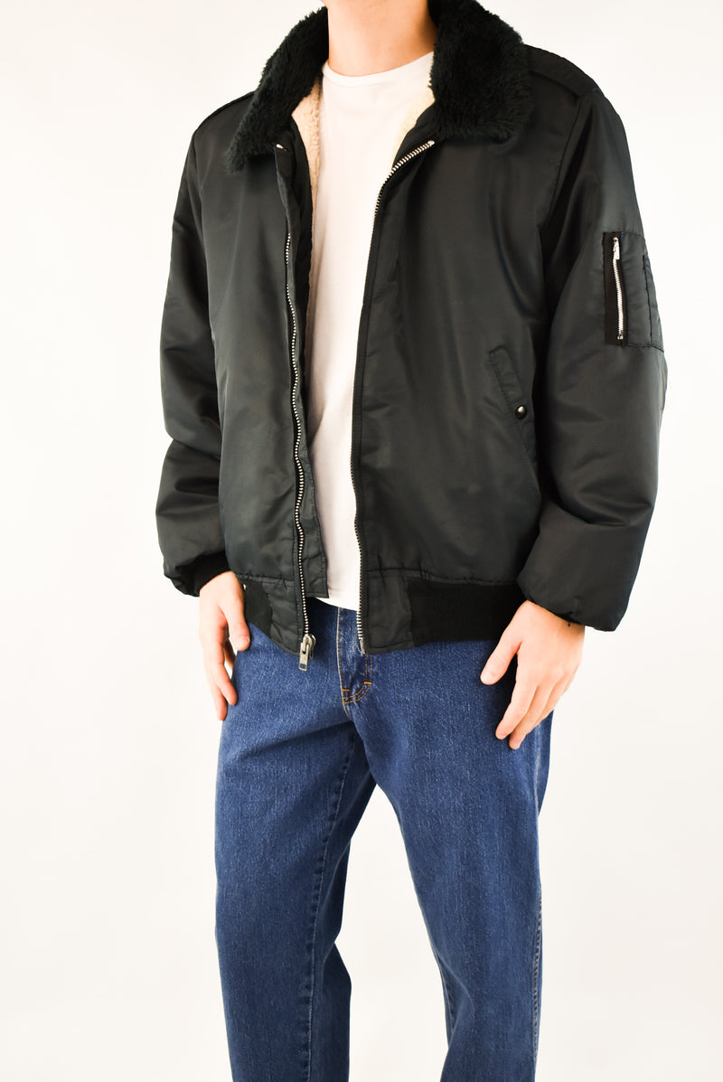 Navy Zip Jacket