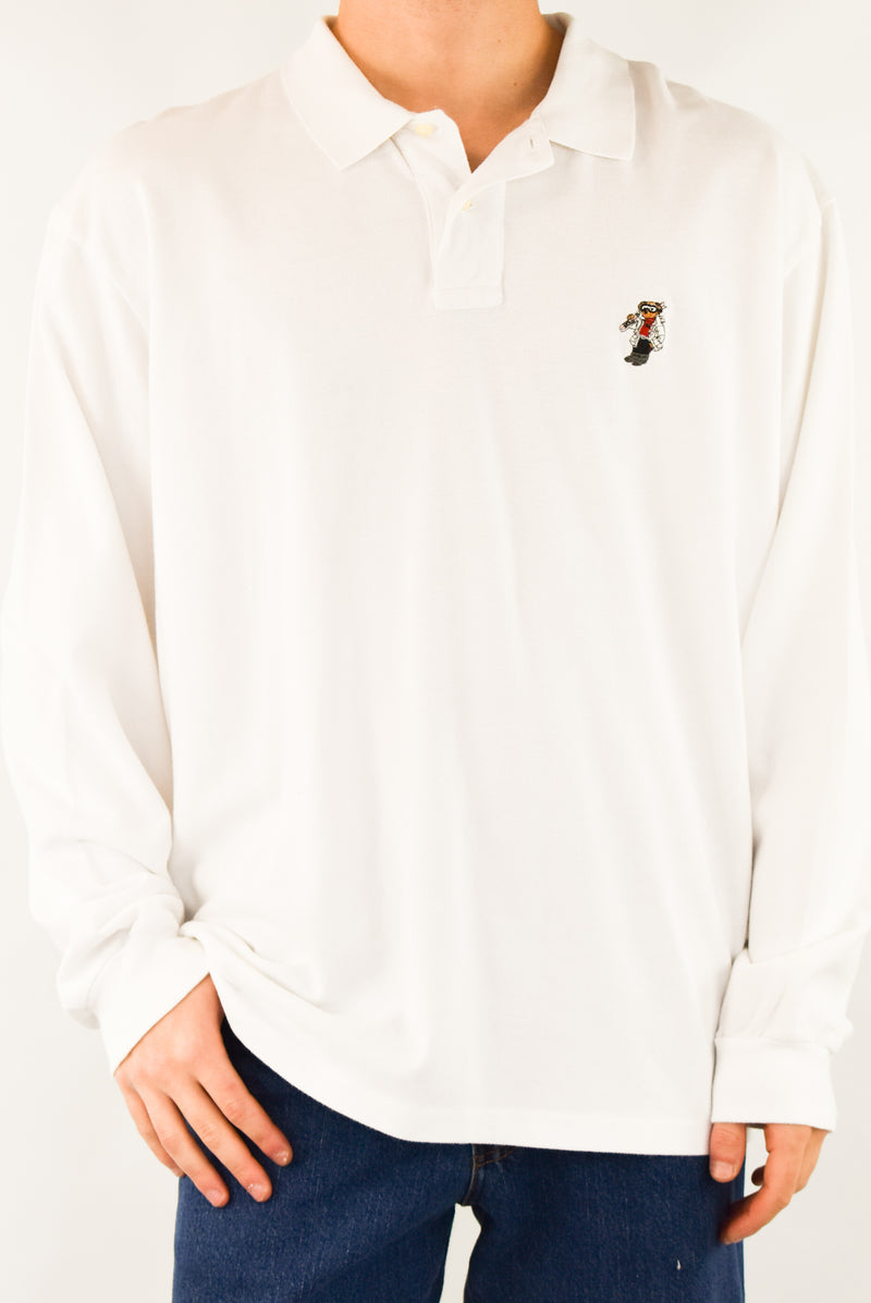 White Rugby Polo