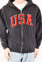 Navy Zip-up Hoodie