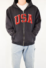 Navy Zip-up Hoodie