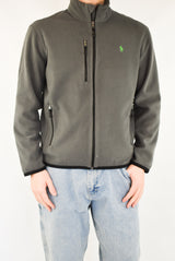 Grey Zip Fleece Jacket