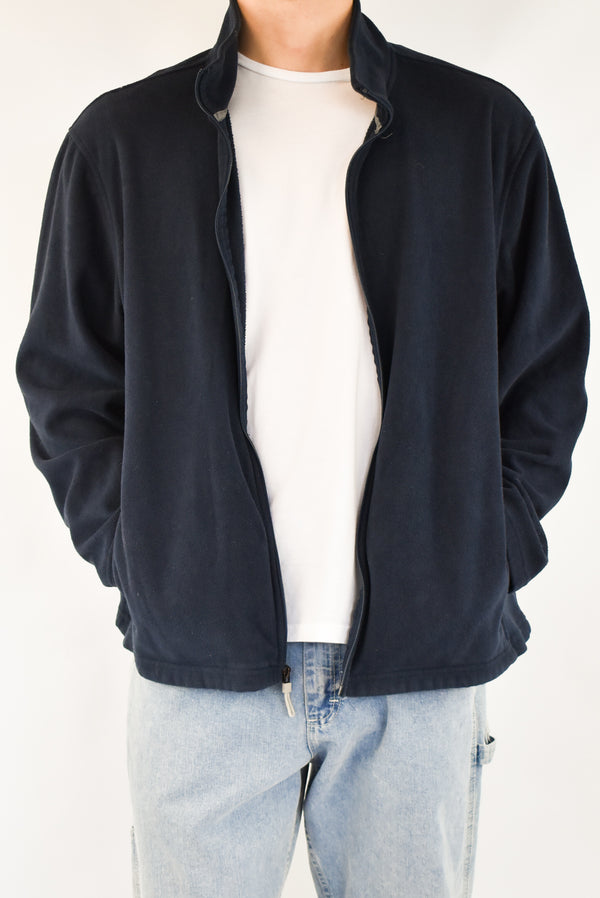 Navy Zip Fleece