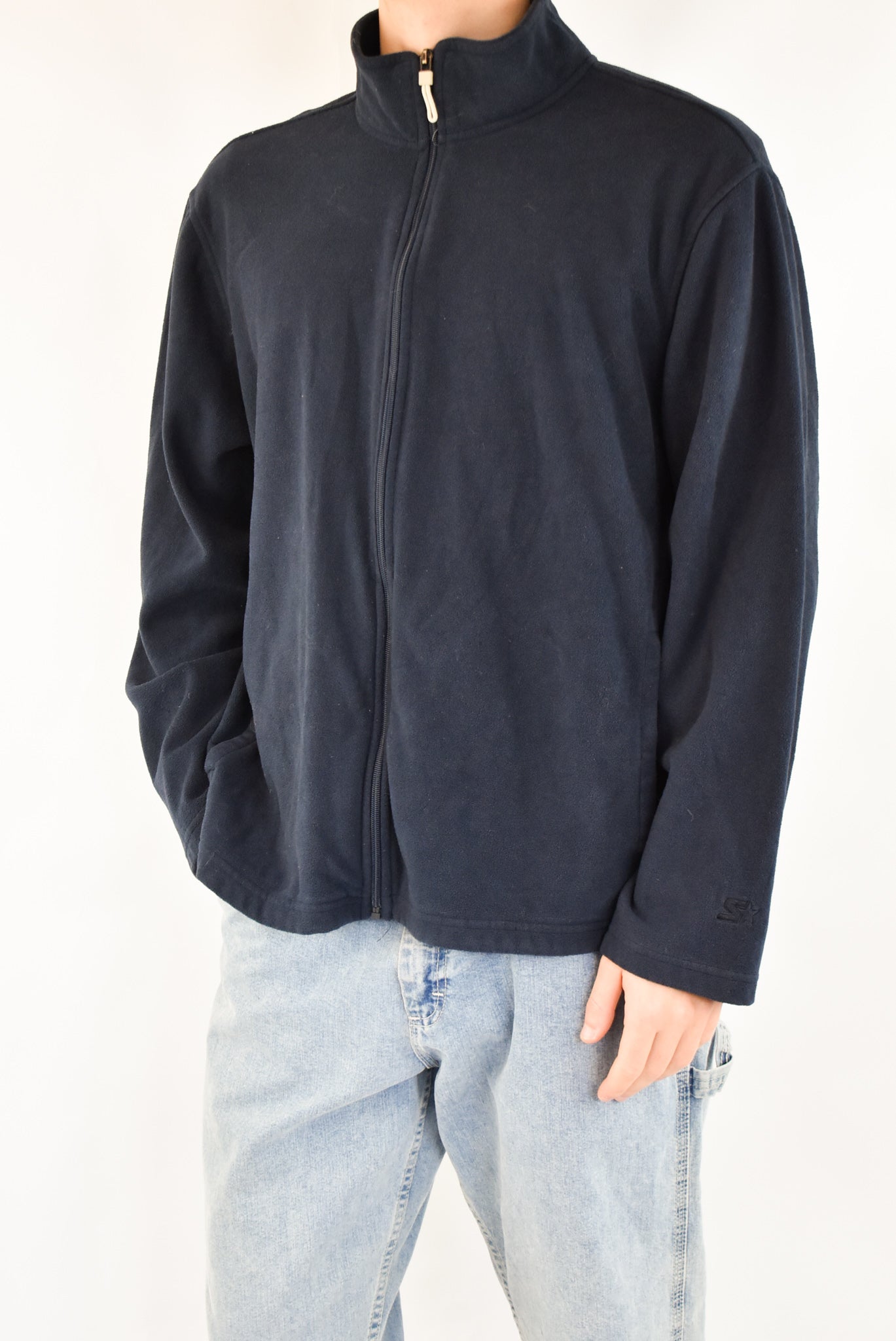 Navy Zip Fleece