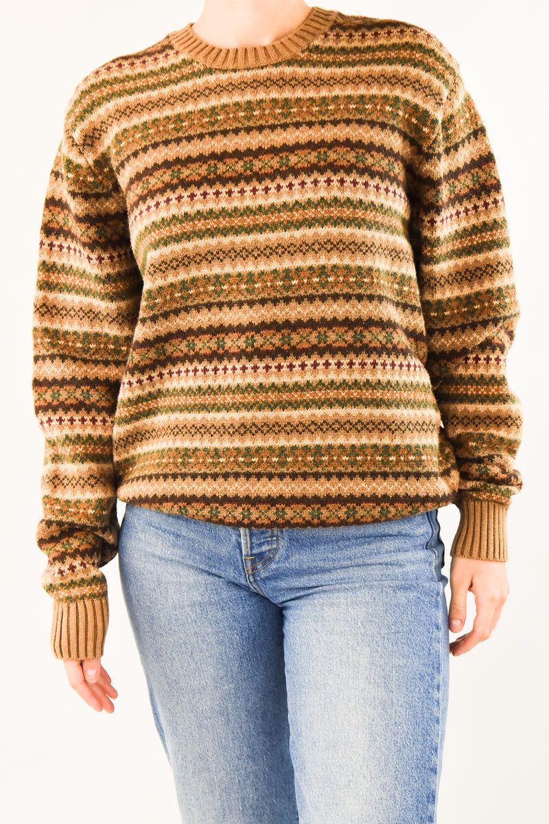 Beige Knitted Sweater