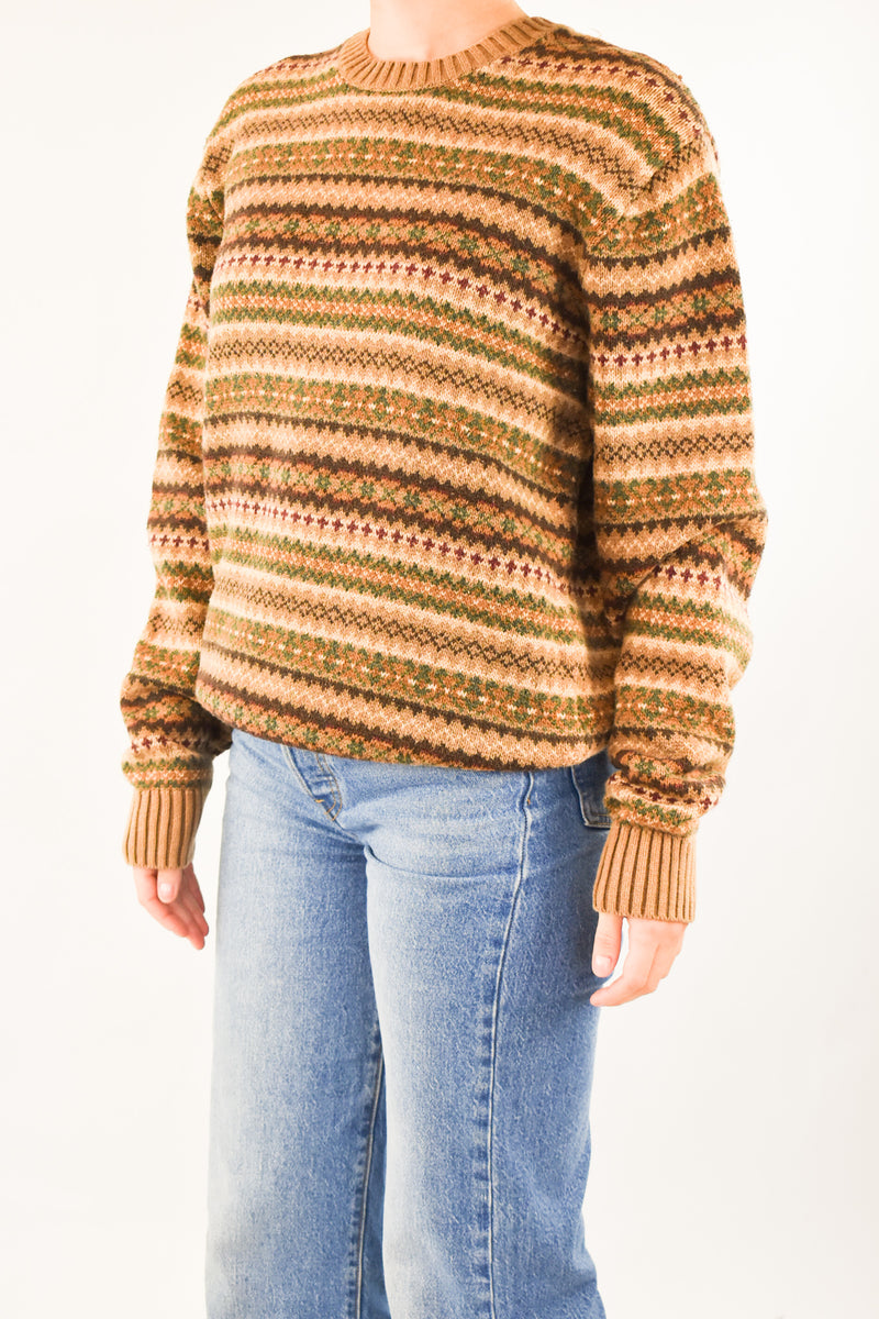 Beige Knitted Sweater