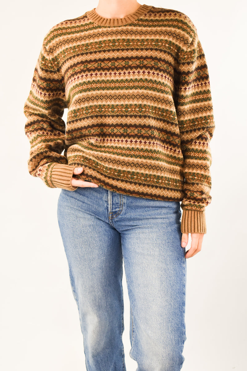 Beige Knitted Sweater