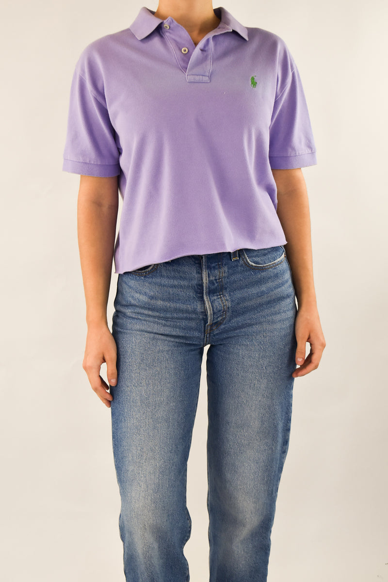 Lilac Cropped Polo