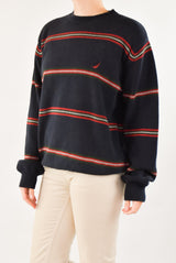 Navy Striped Sweater