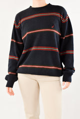 Navy Striped Sweater