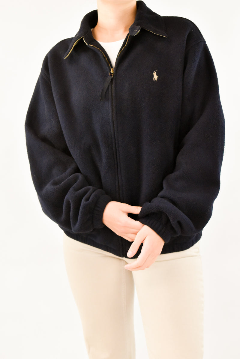 Navy Zip Fleece