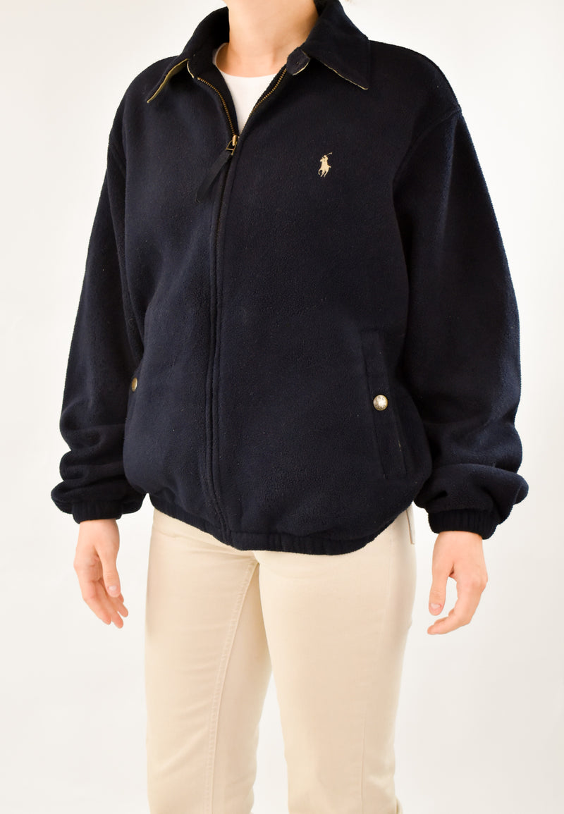 Navy Zip Fleece