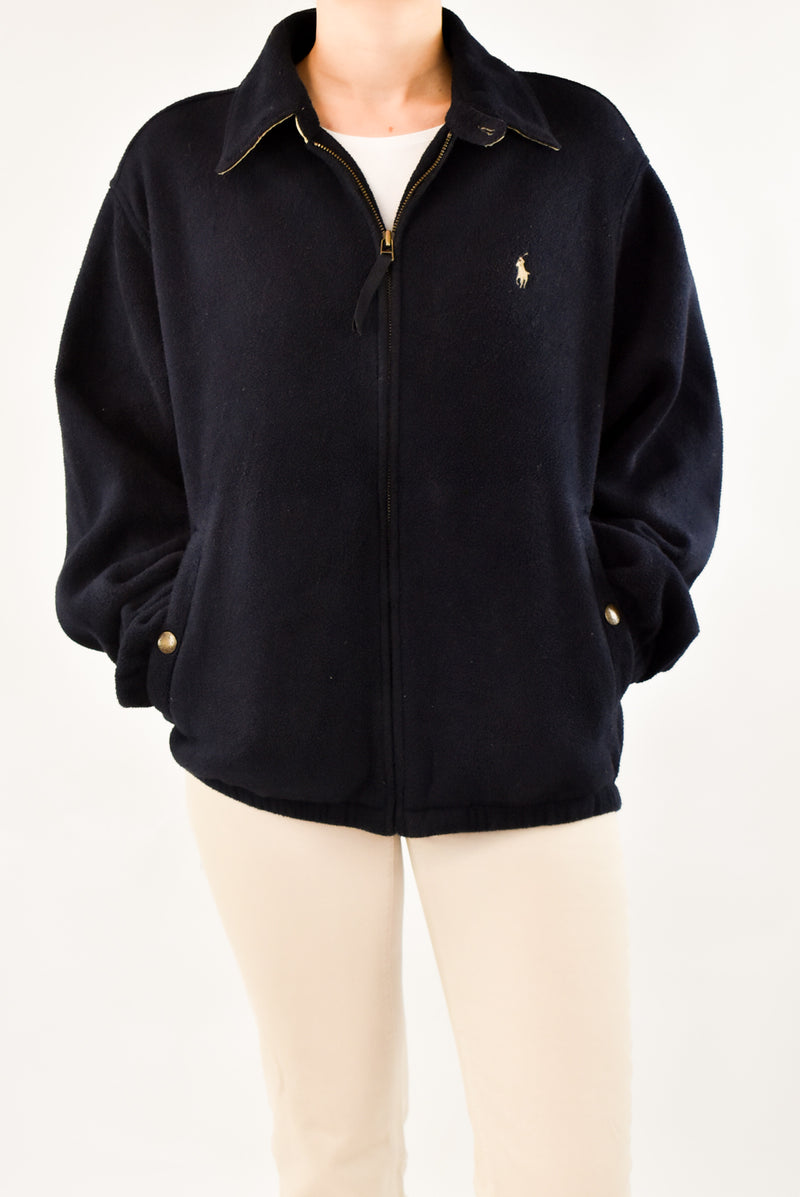 Navy Zip Fleece