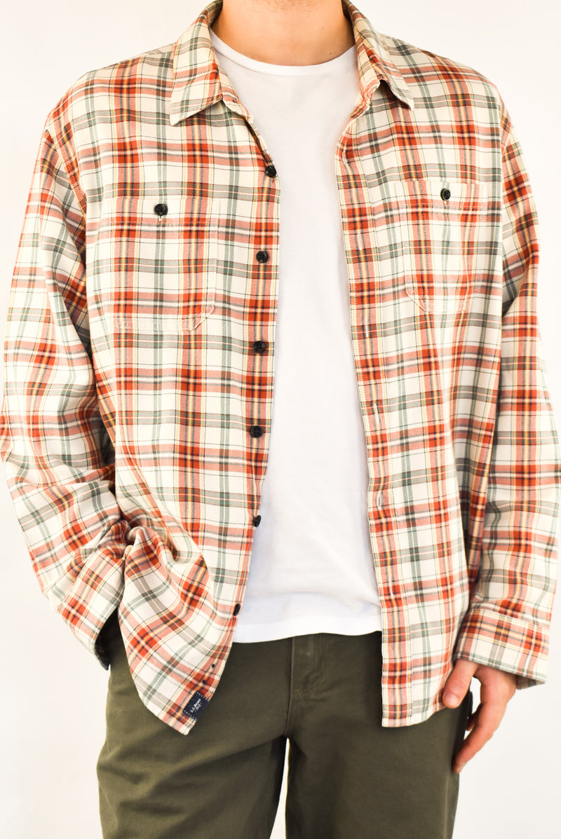 Cream Plaid Shirt