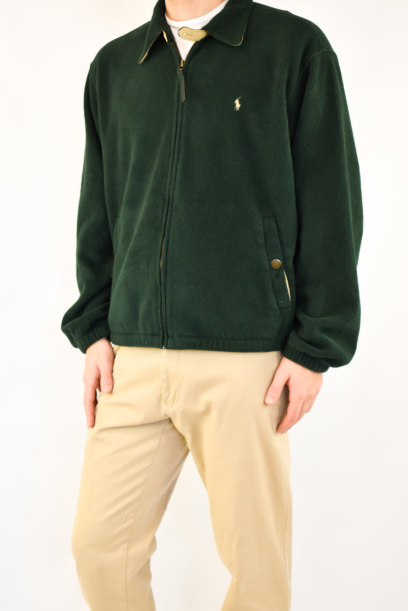 Green Zip Fleece Jacket