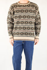 Beige Knitted Sweater