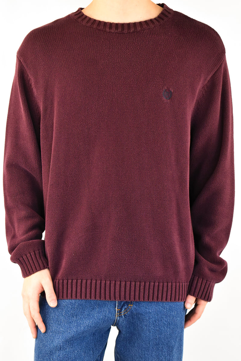 Burgundy Knitted Sweater