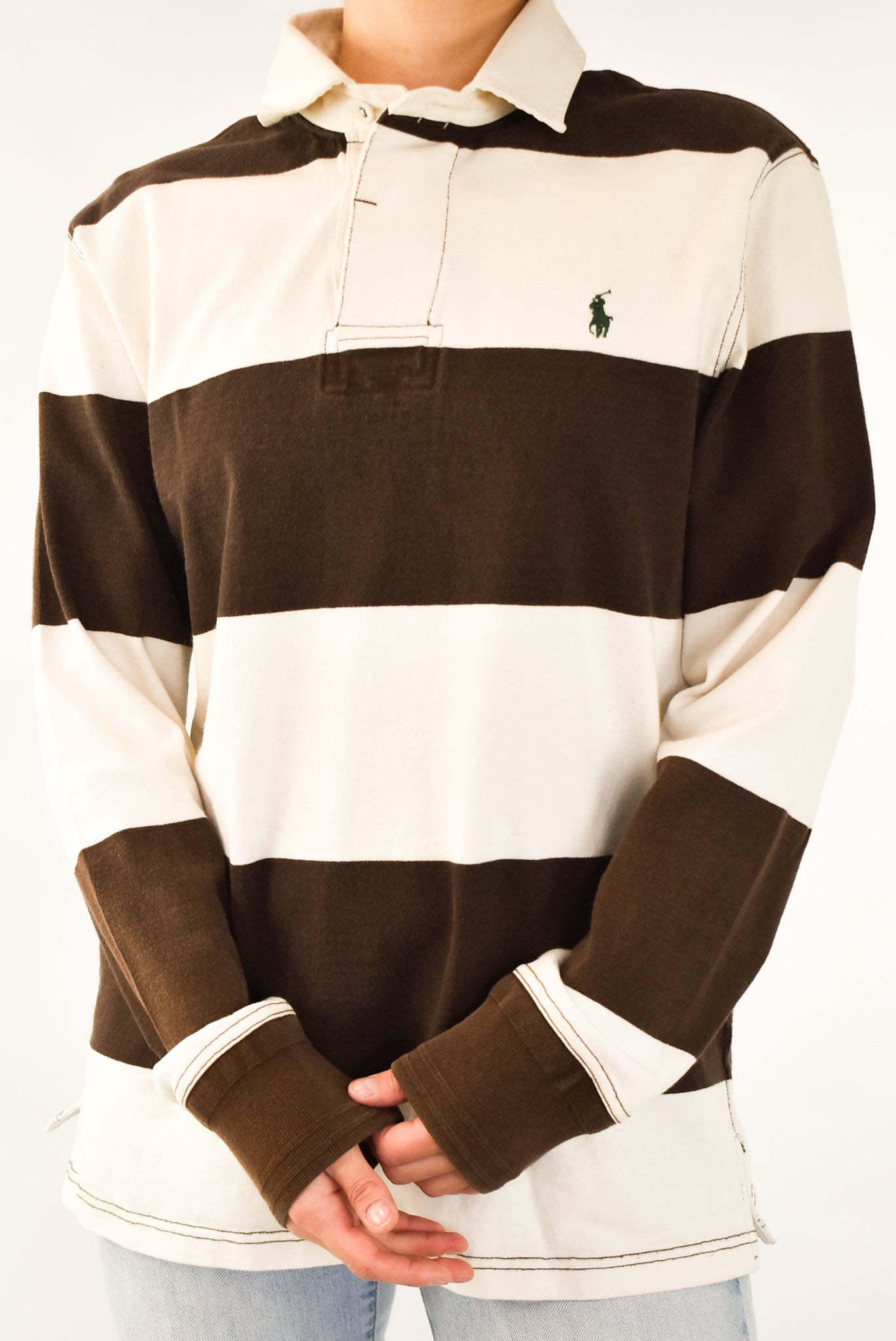 Striped Rugby Polo