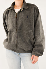 Grey Zip Fleece