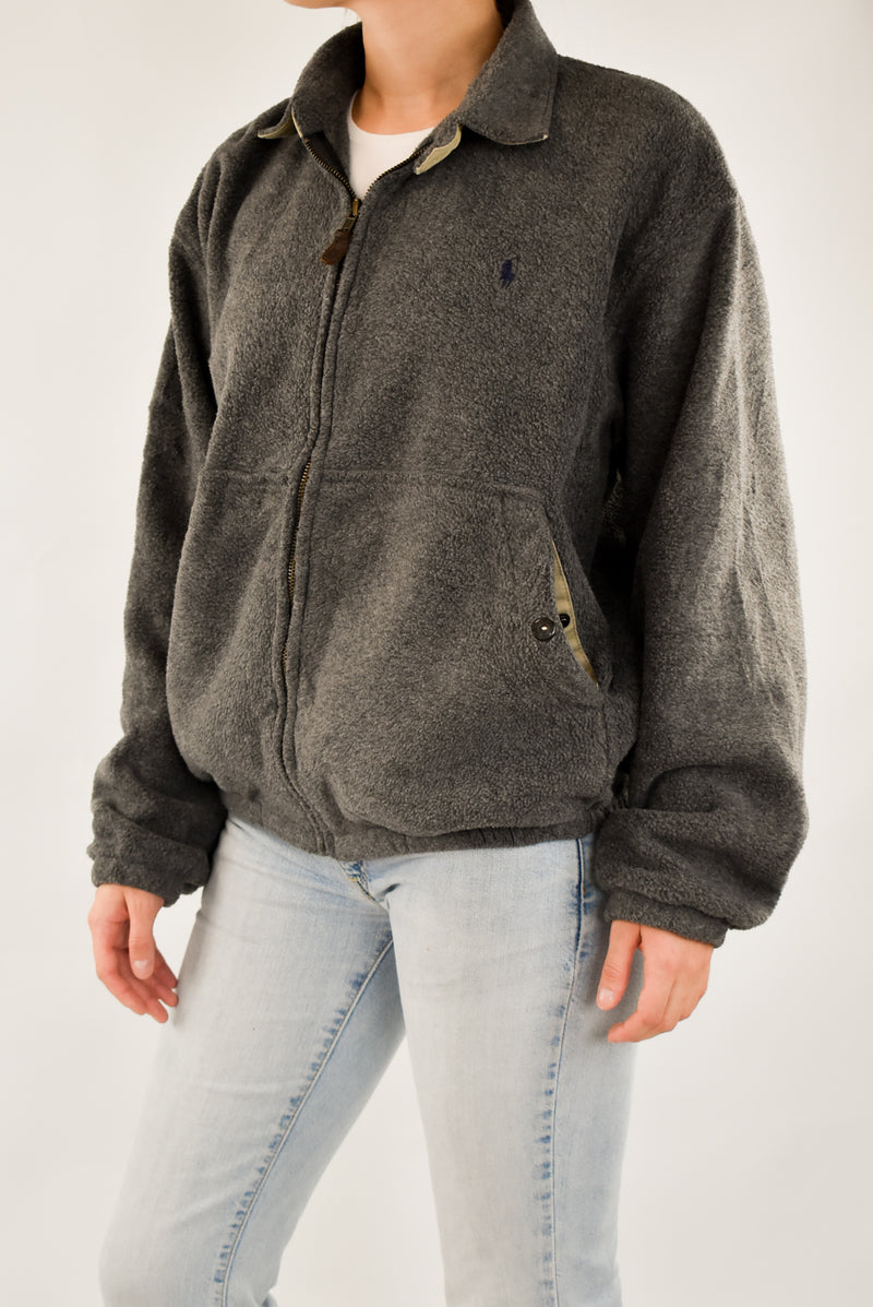 Grey Zip Fleece