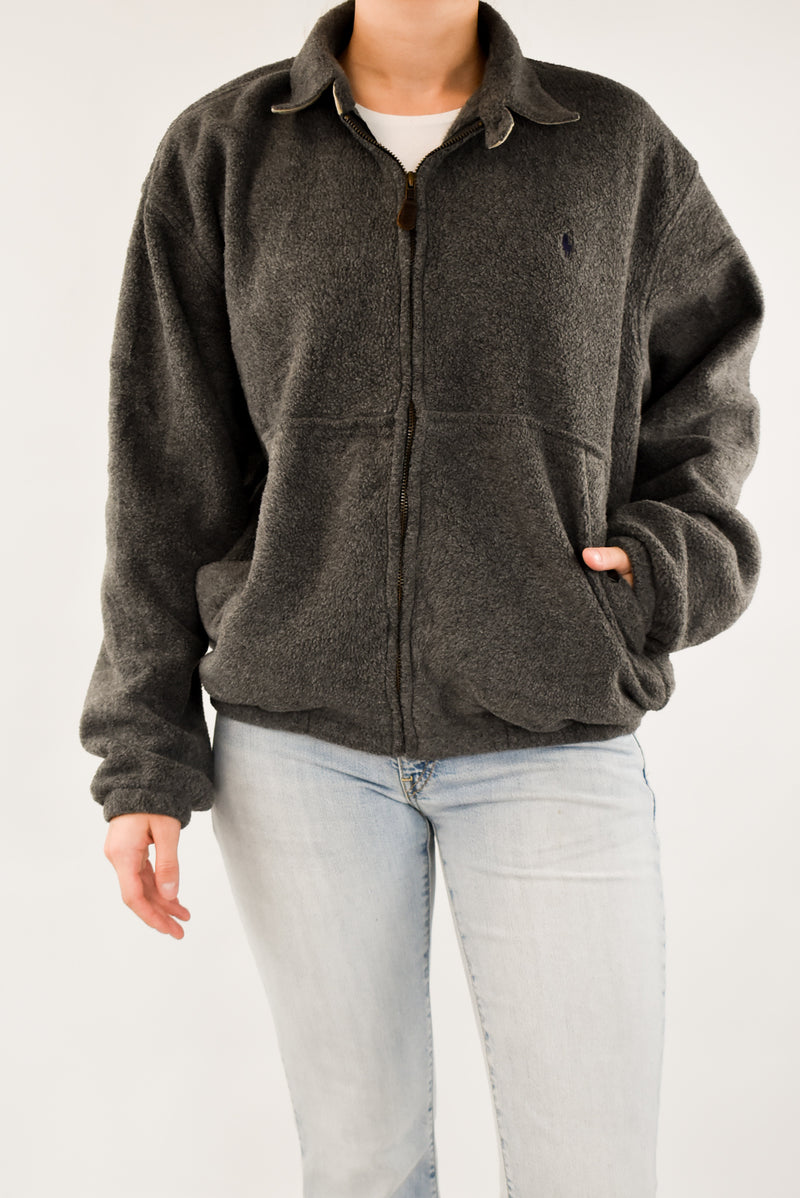 Grey Zip Fleece