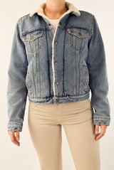 Denim Sherpa Jacket