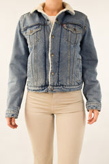 Denim Sherpa Jacket