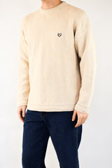 Cream Knitted Sweater