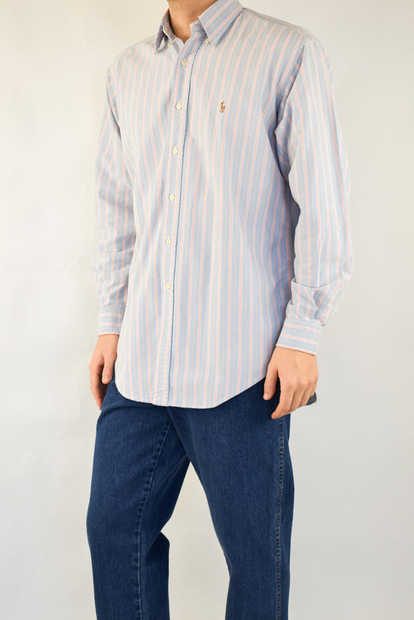 Light Blue Striped Shirt