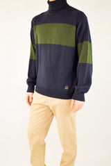 Navy Turtle-Neck Sweater