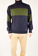 Navy Turtle-Neck Sweater