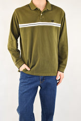 Olive Long Sleeved Polo