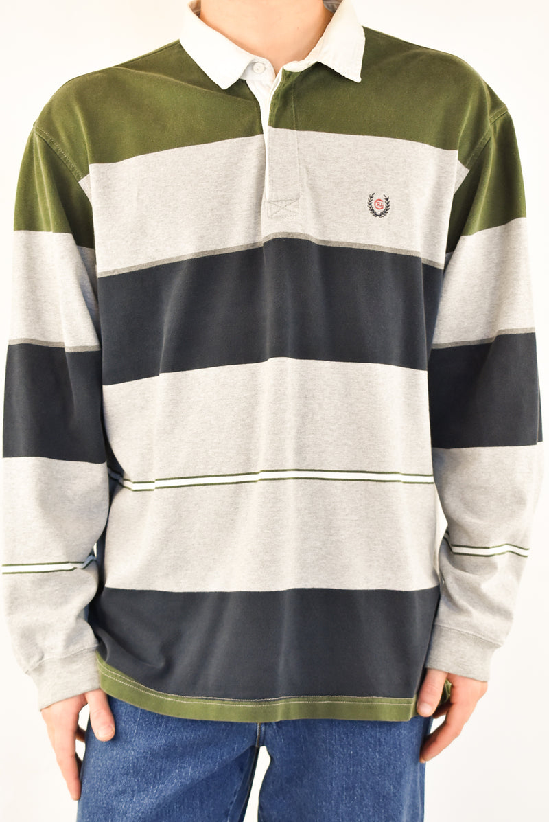 Striped Rugby Polo