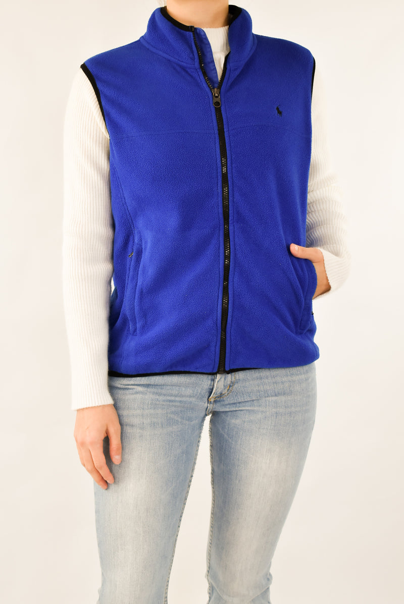 Blue Fleece Vest