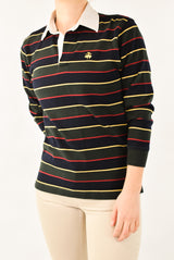 Striped Rugby Polo