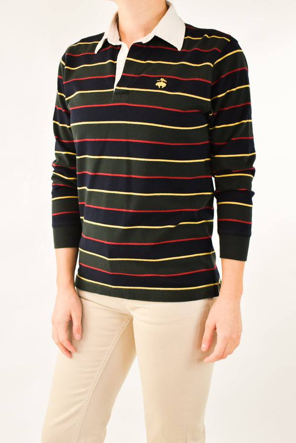 Striped Rugby Polo