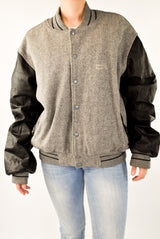 Grey Baseball Jacket