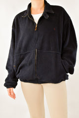 Navy Zip Fleece