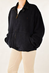 Navy Zip Fleece