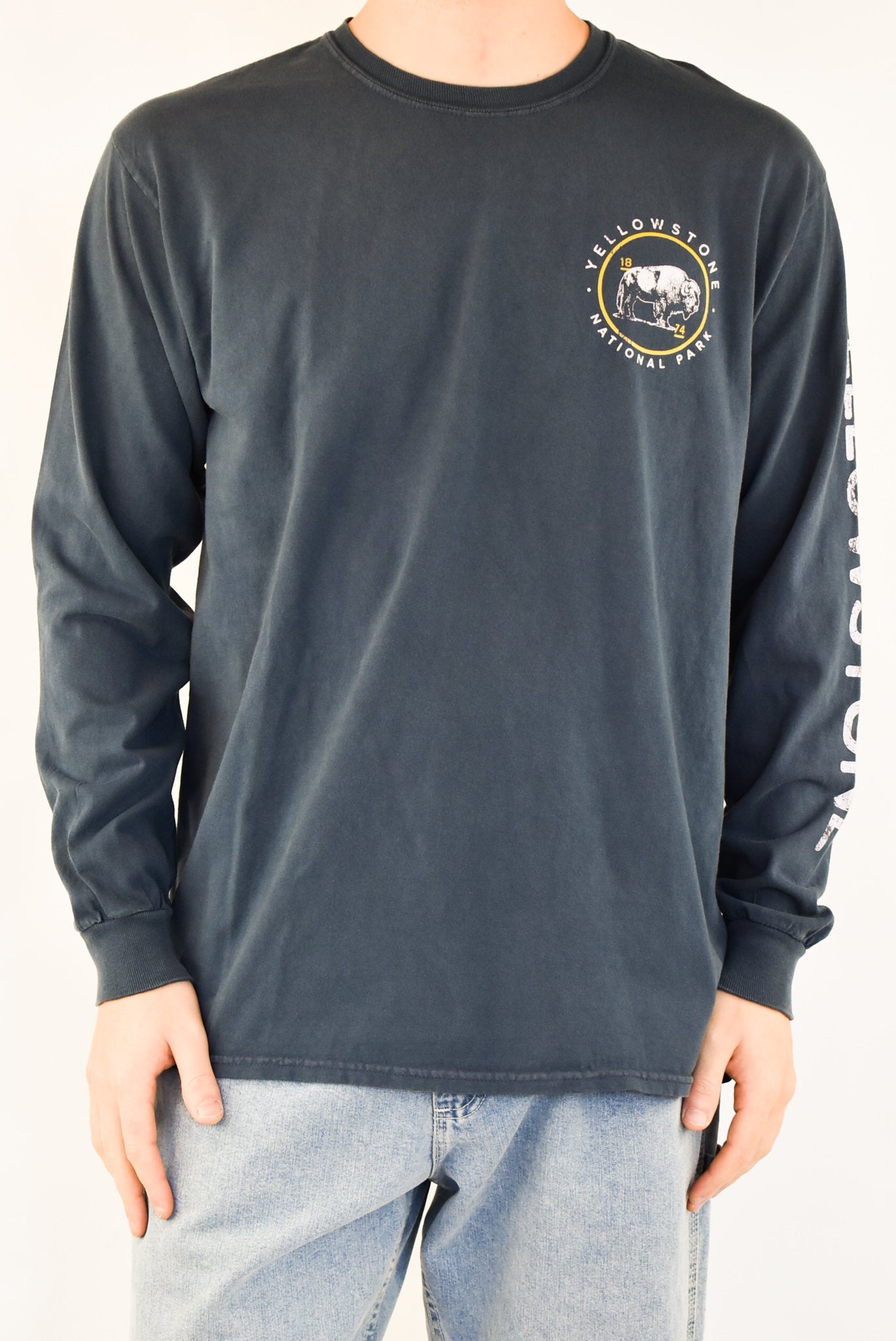 Navy Long-sleeved T-Shirt