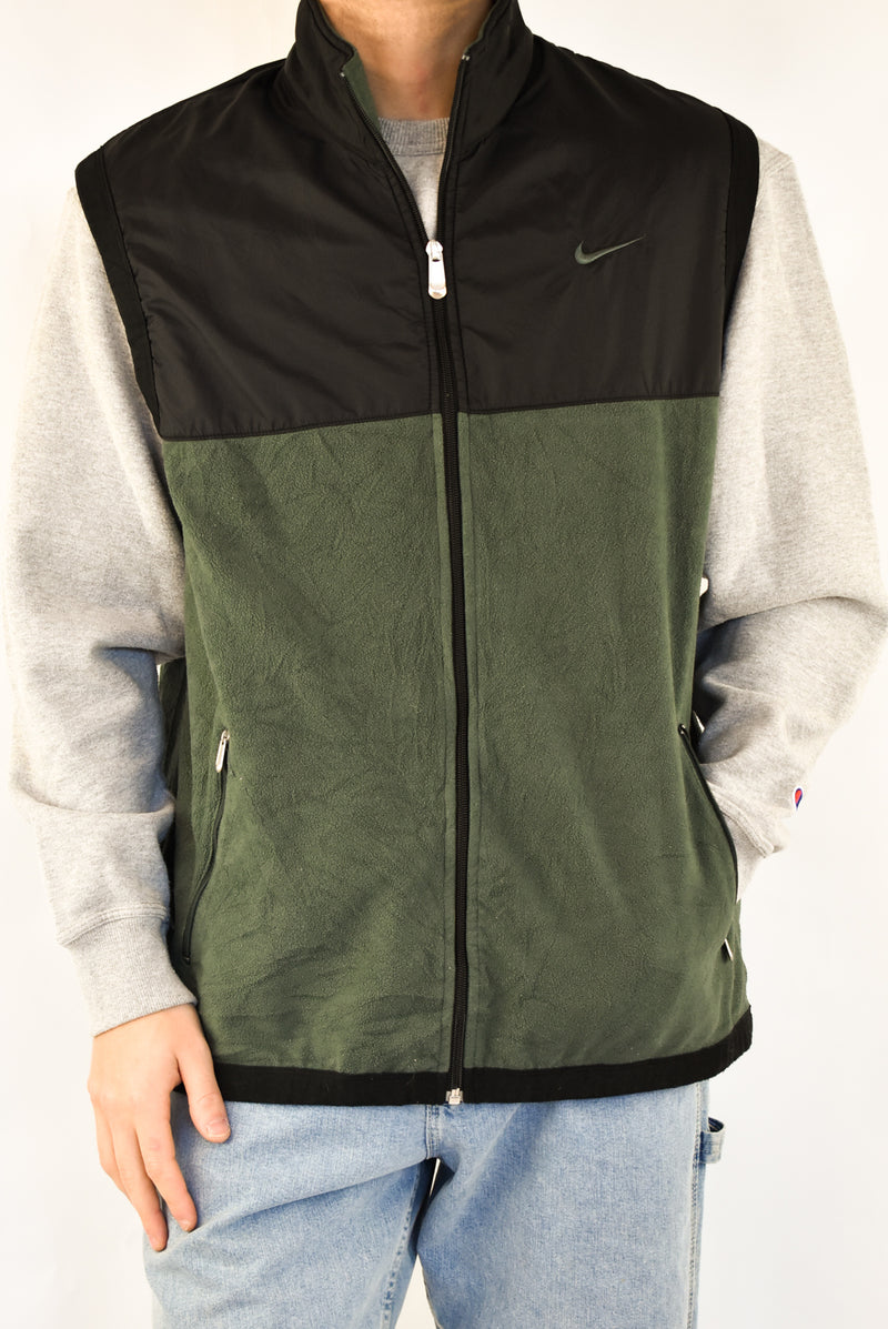 Green Fleece Vest