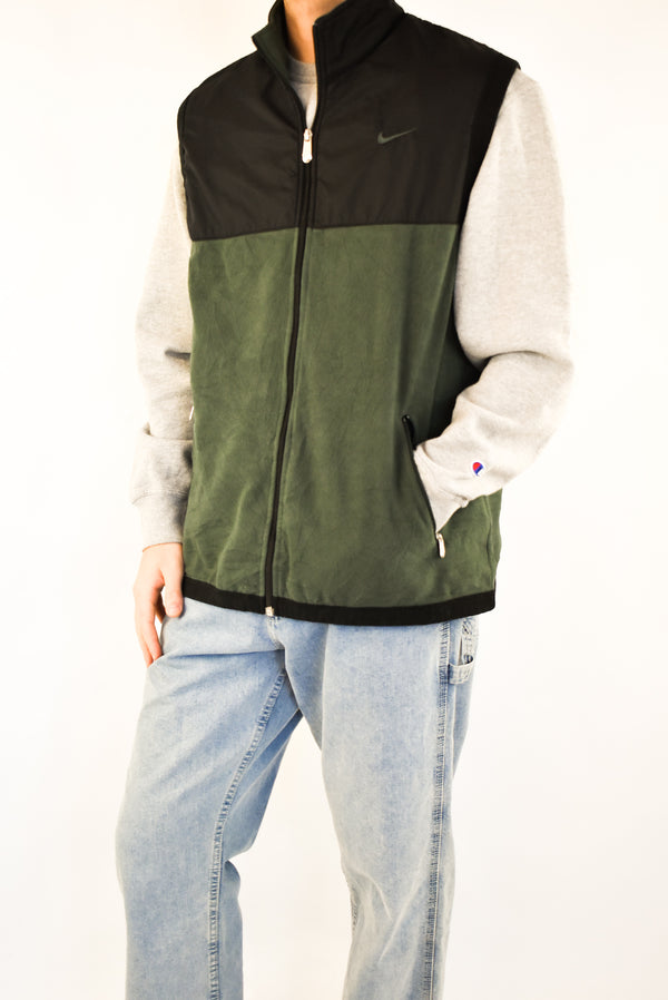 Green Fleece Vest