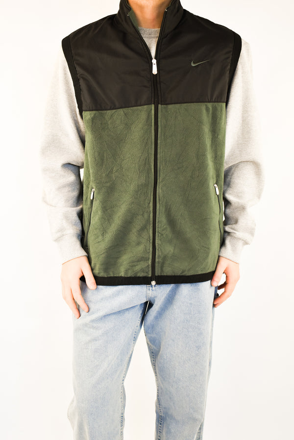 Green Fleece Vest