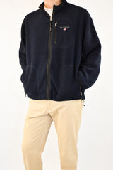 Navy Zip Fleece Jacket