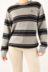 Grey Stripped Sweater