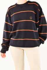 Navy Striped Sweater