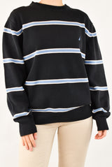 Navy Striped Sweater