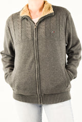 Grey Cable Jacket