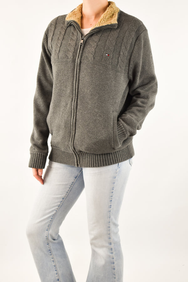 Grey Cable Jacket