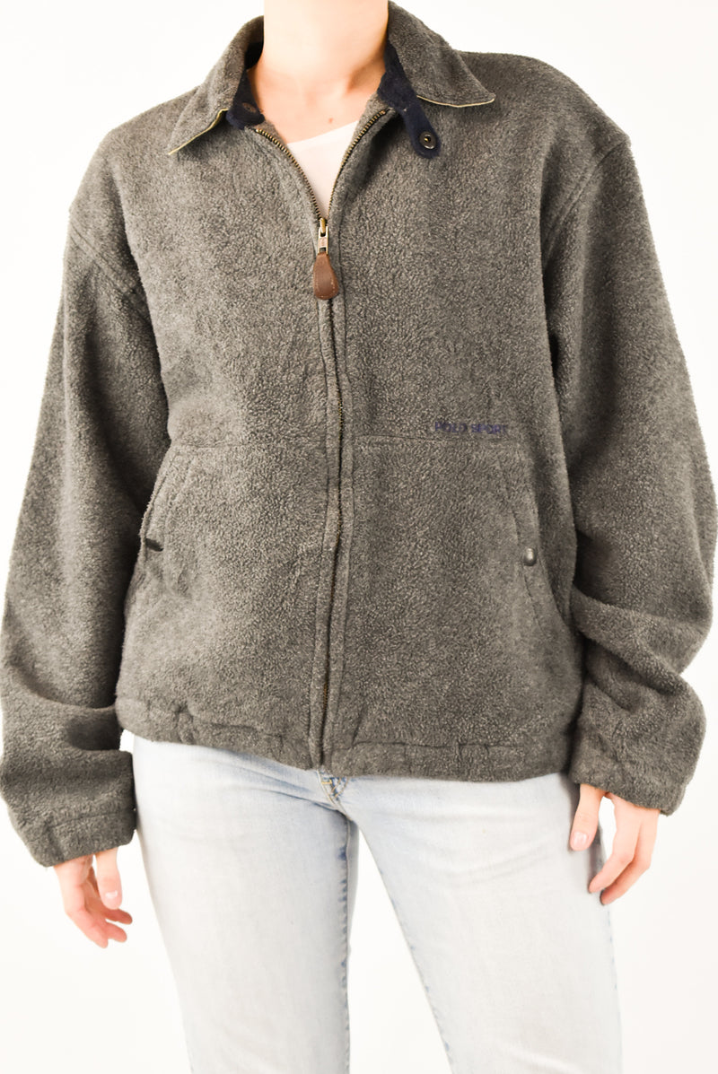 Grey Zip Fleece